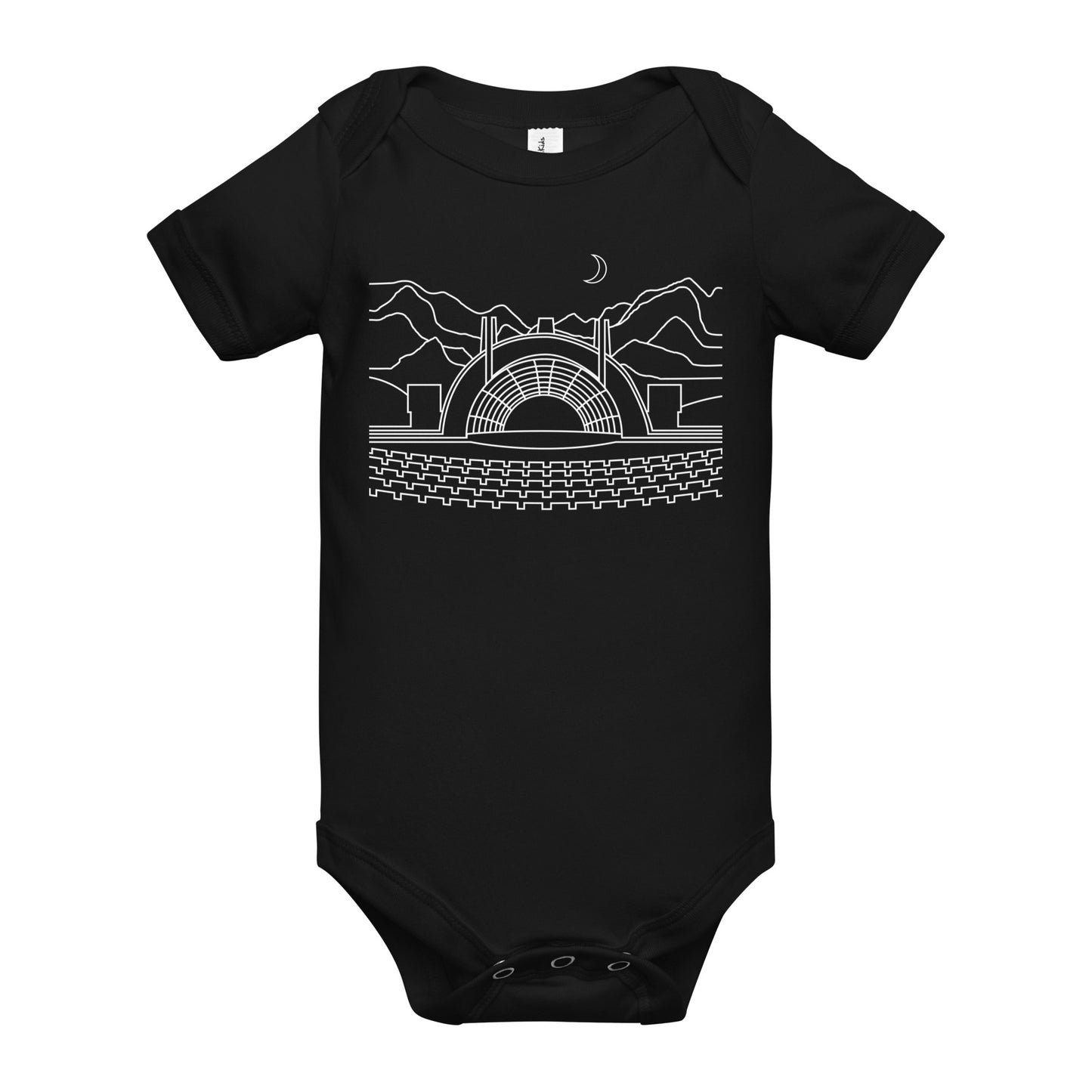 AtSymbolStore H-Bowl Line Design Baby Short Sleeve Onesie (unisex)