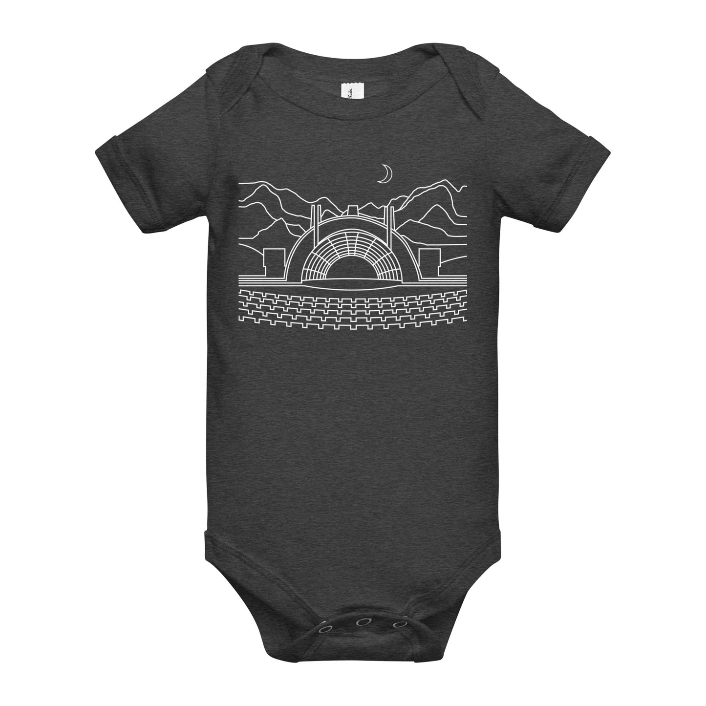 AtSymbolStore H-Bowl Line Design Baby Short Sleeve Onesie (unisex)