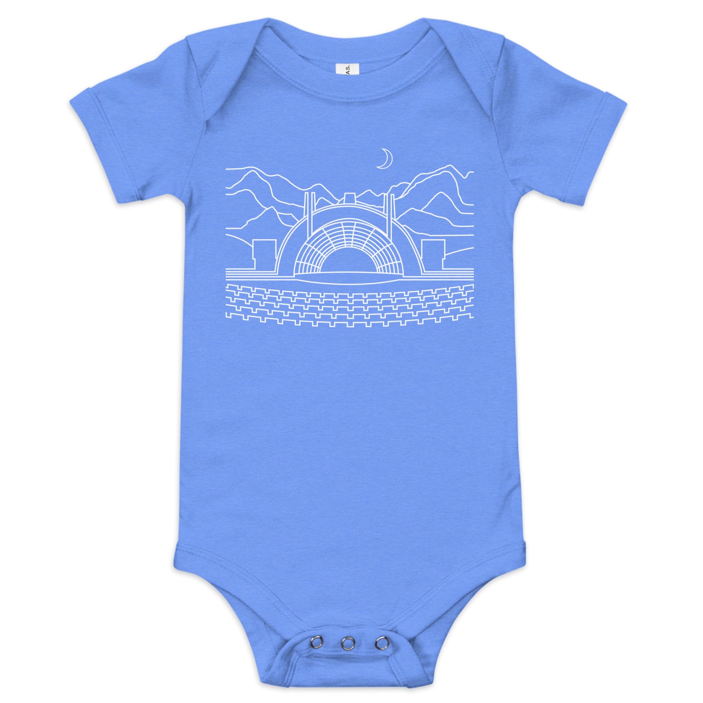 AtSymbolStore H-Bowl Line Design Baby Short Sleeve Onesie (unisex)