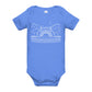 AtSymbolStore H-Bowl Line Design Baby Short Sleeve Onesie (unisex)