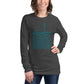 AtSymbolStore Aqua Seattle Line Design Long Sleeve T-Shirt (unisex)