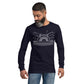 AtSymbolStore H-Bowl Long Sleeve T-Shirt -- White Print (unisex)