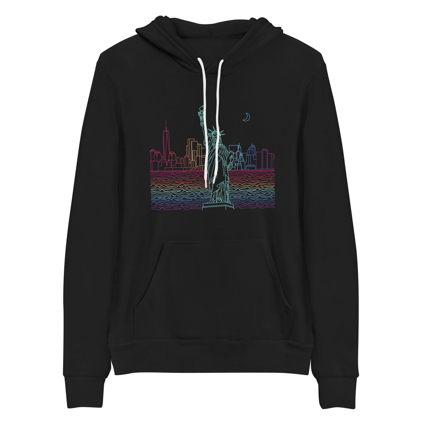 AtSymbolStore NYNY Color-Bomb Line Design Hoodie Sweatshirt (unisex)