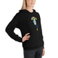 AtSymbolStore Lady-Ukraine Flower Skull Sweatshirt (unisex)