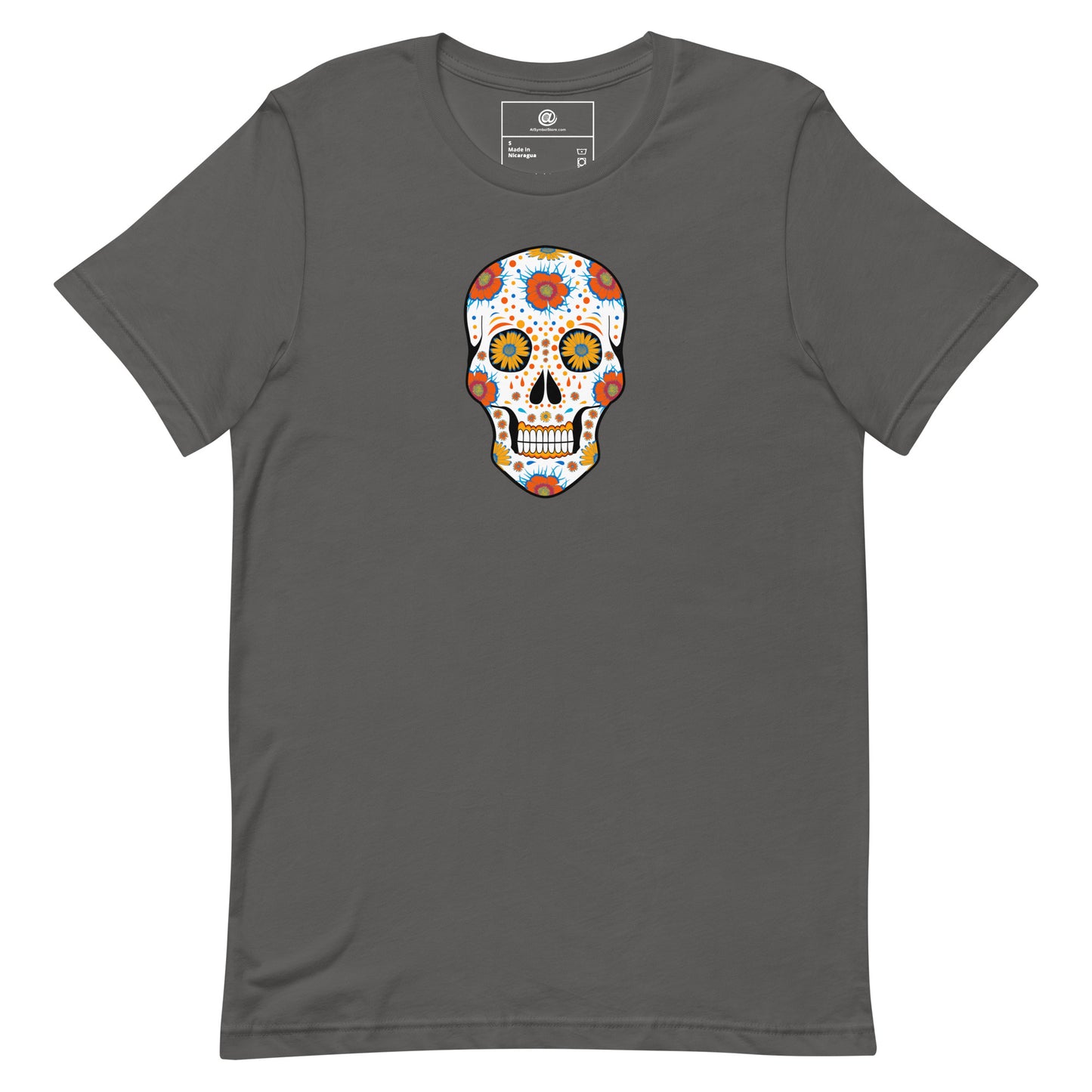 AtSymbolStore Autumn-Print Skull T-Shirt (unisex)