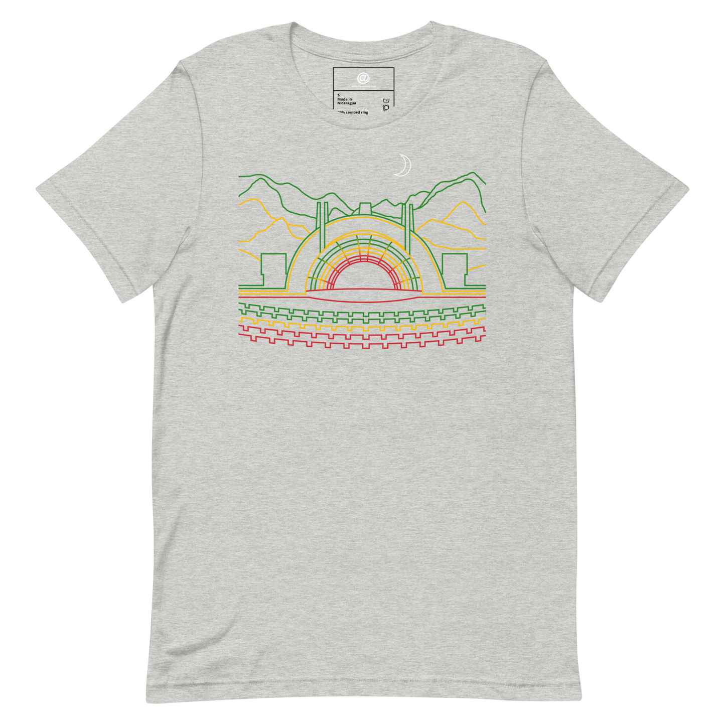 AtSymbolStore H-Bowl Reggae Colors T-Shirt (unisex)