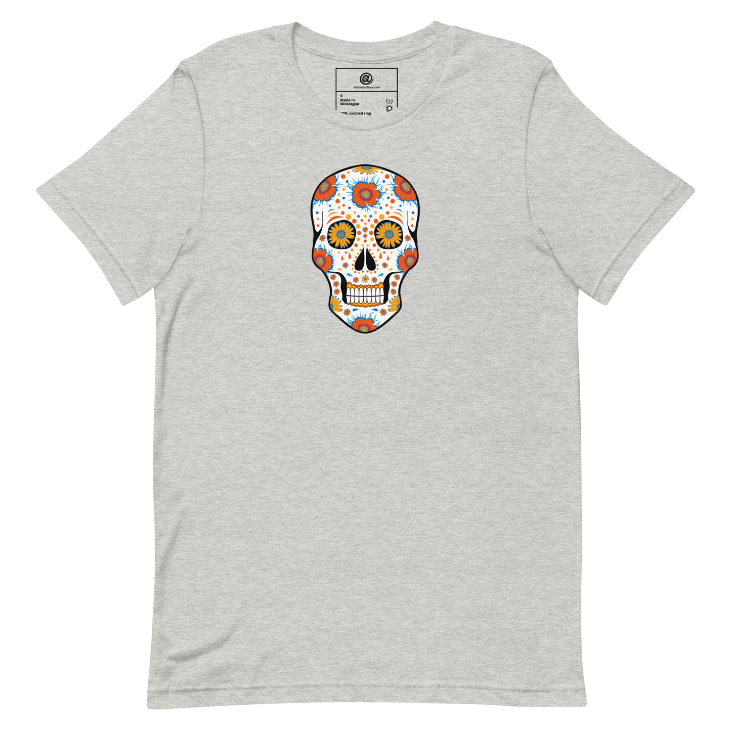 AtSymbolStore Autumn-Print Skull T-Shirt (unisex)