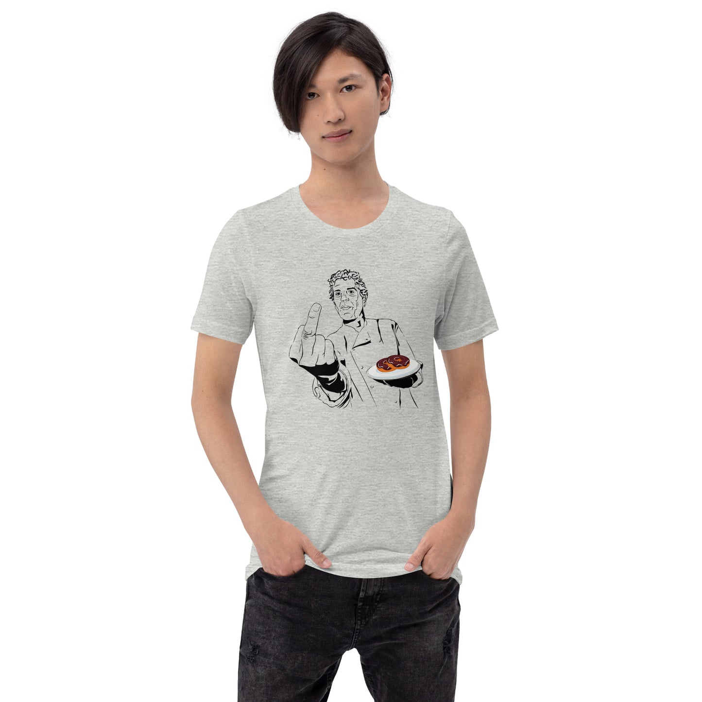 Adult Bourdain-Bird Short Sleeve T-Shirt (unisex)