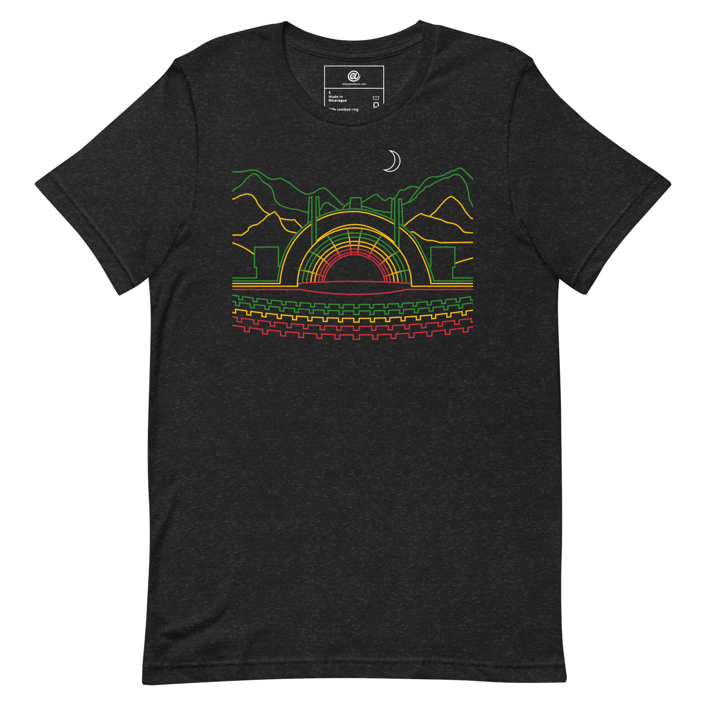 AtSymbolStore H-Bowl Reggae Colors T-Shirt (unisex)