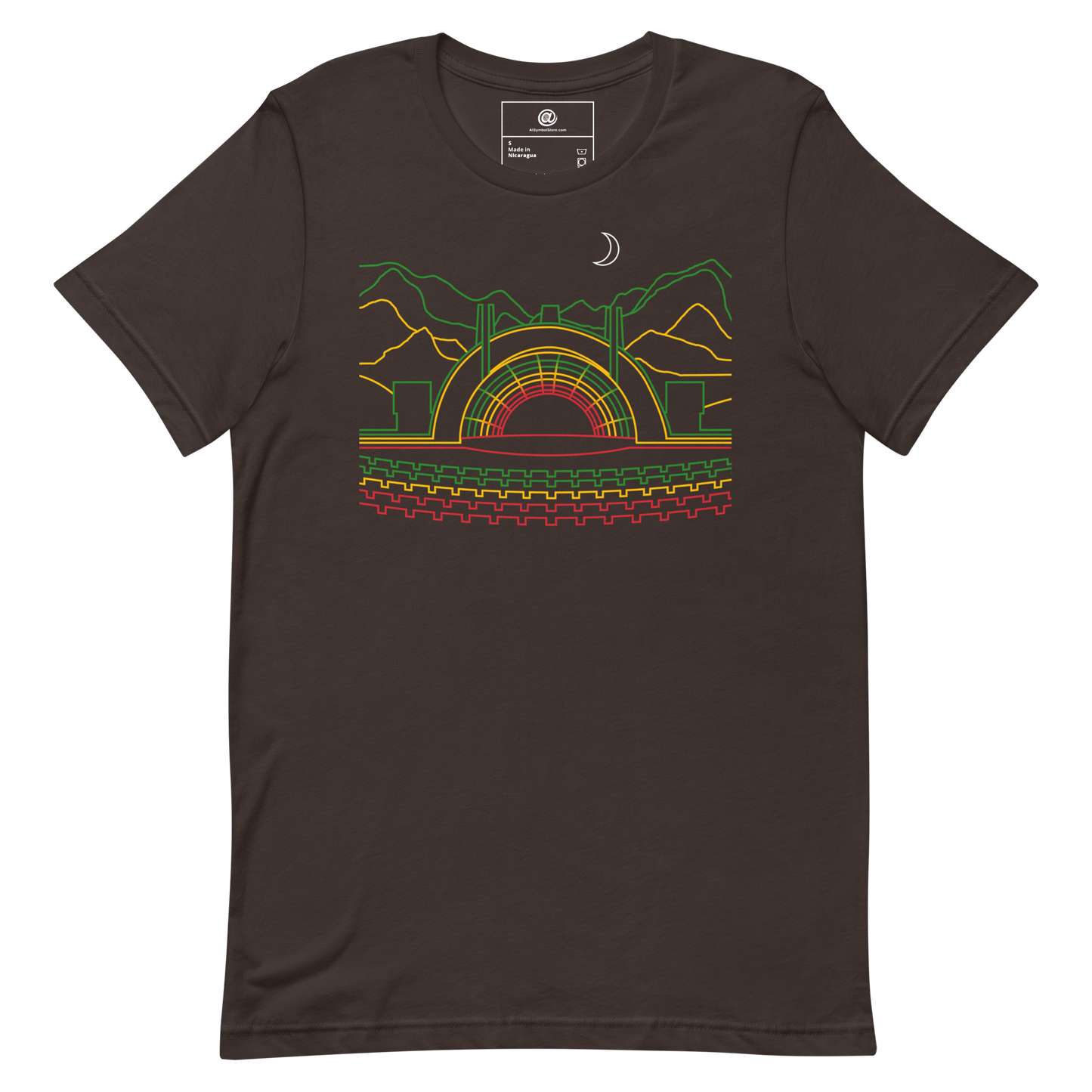 AtSymbolStore H-Bowl Reggae Colors T-Shirt (unisex)