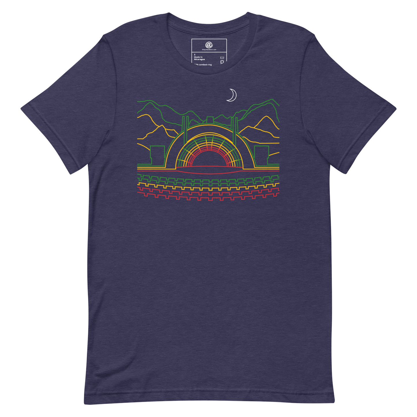 AtSymbolStore H-Bowl Reggae Colors T-Shirt (unisex)