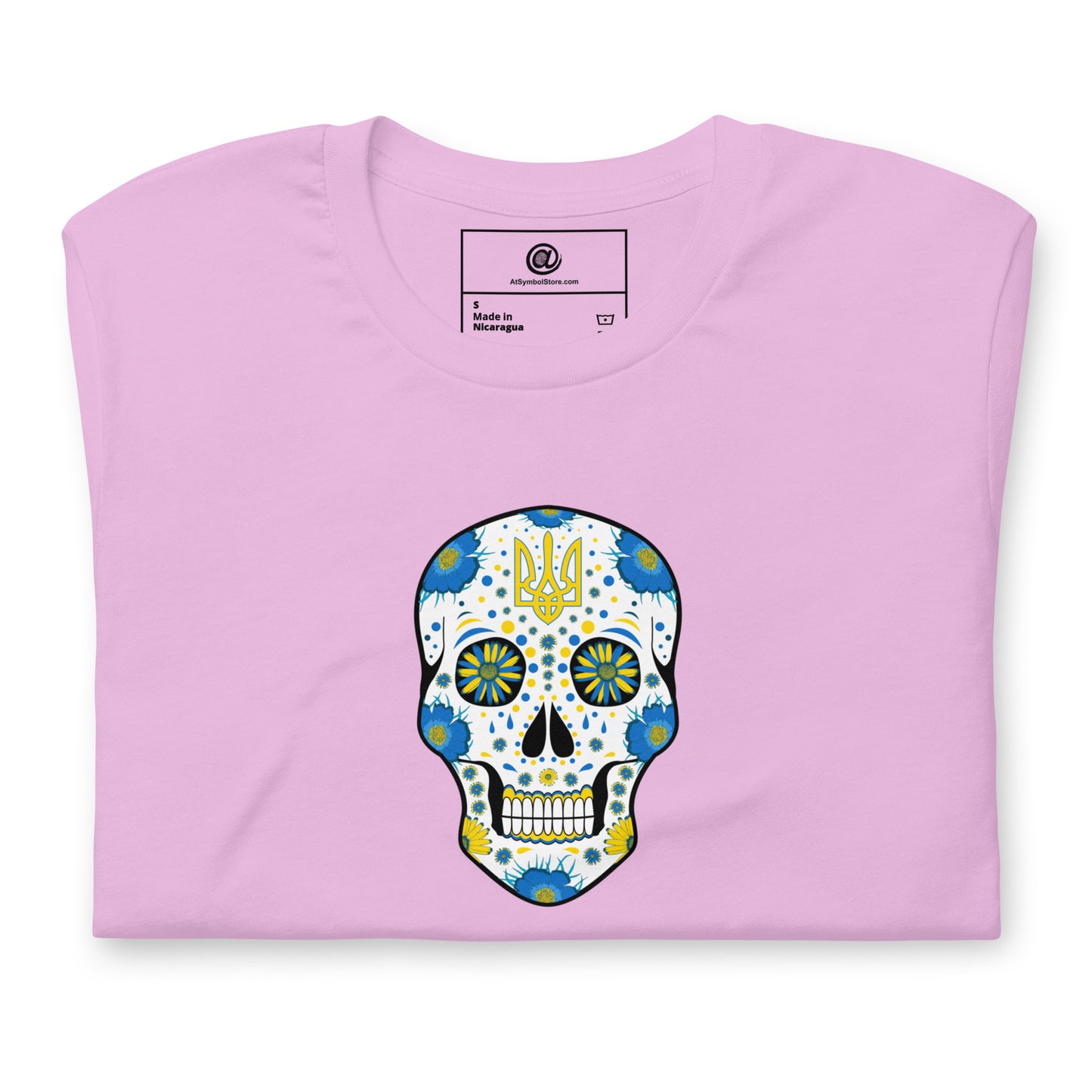 AtSymbolStore Ukraine Skull T-Shirt (unisex)