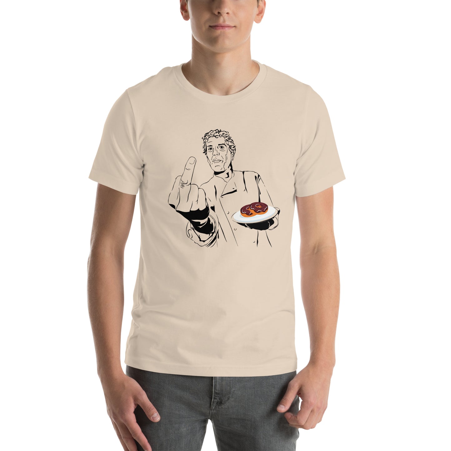 Adult Bourdain-Bird Short Sleeve T-Shirt (unisex)