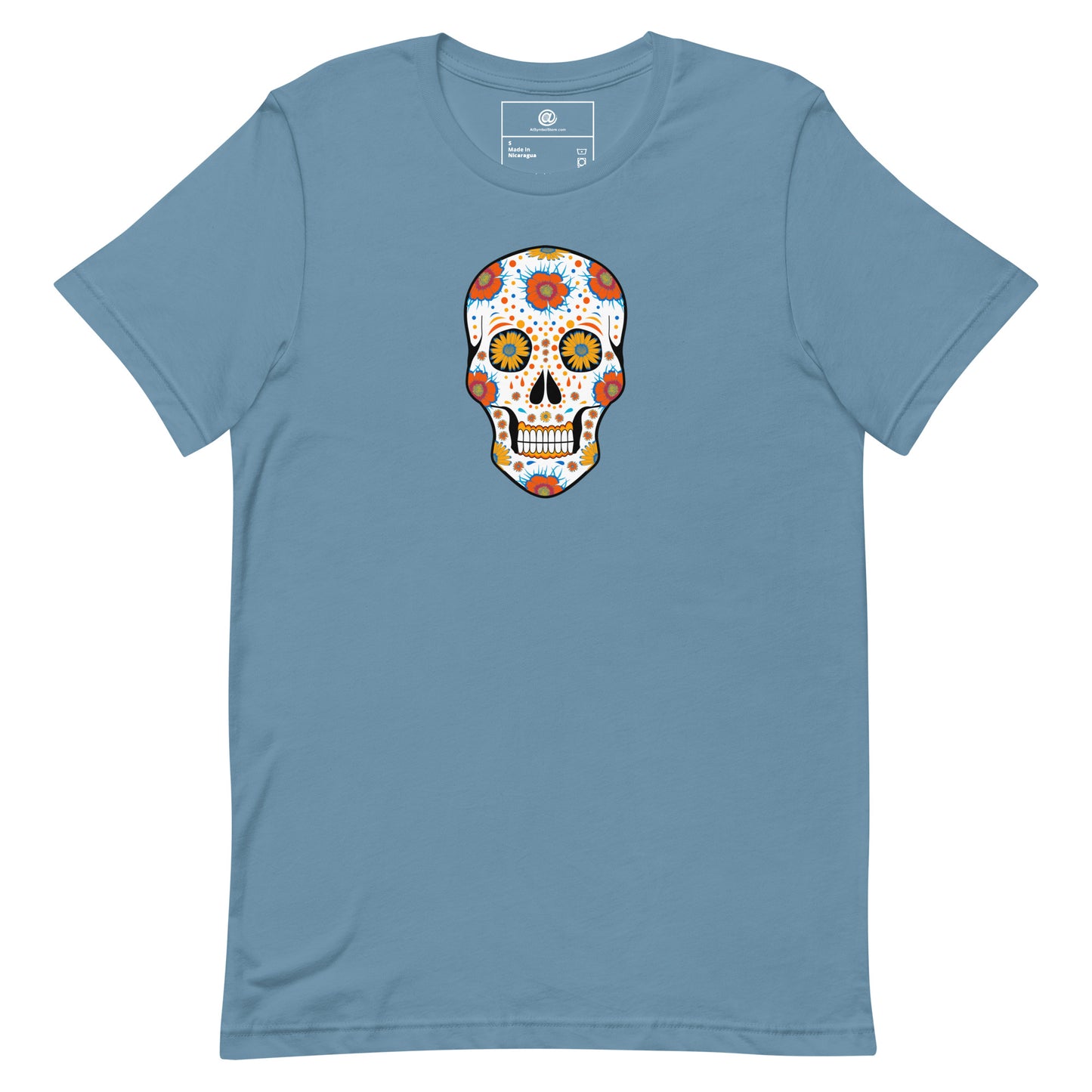 AtSymbolStore Autumn-Print Skull T-Shirt (unisex)