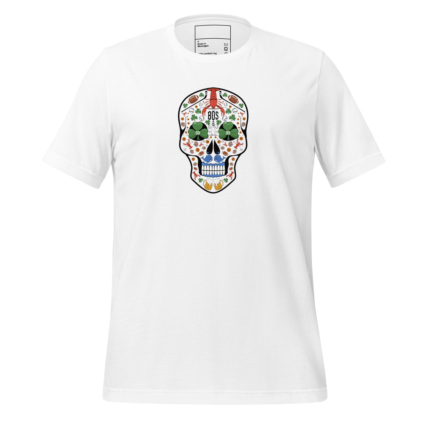 AtSymbolStore Boston Skull T-Shirt (unisex)