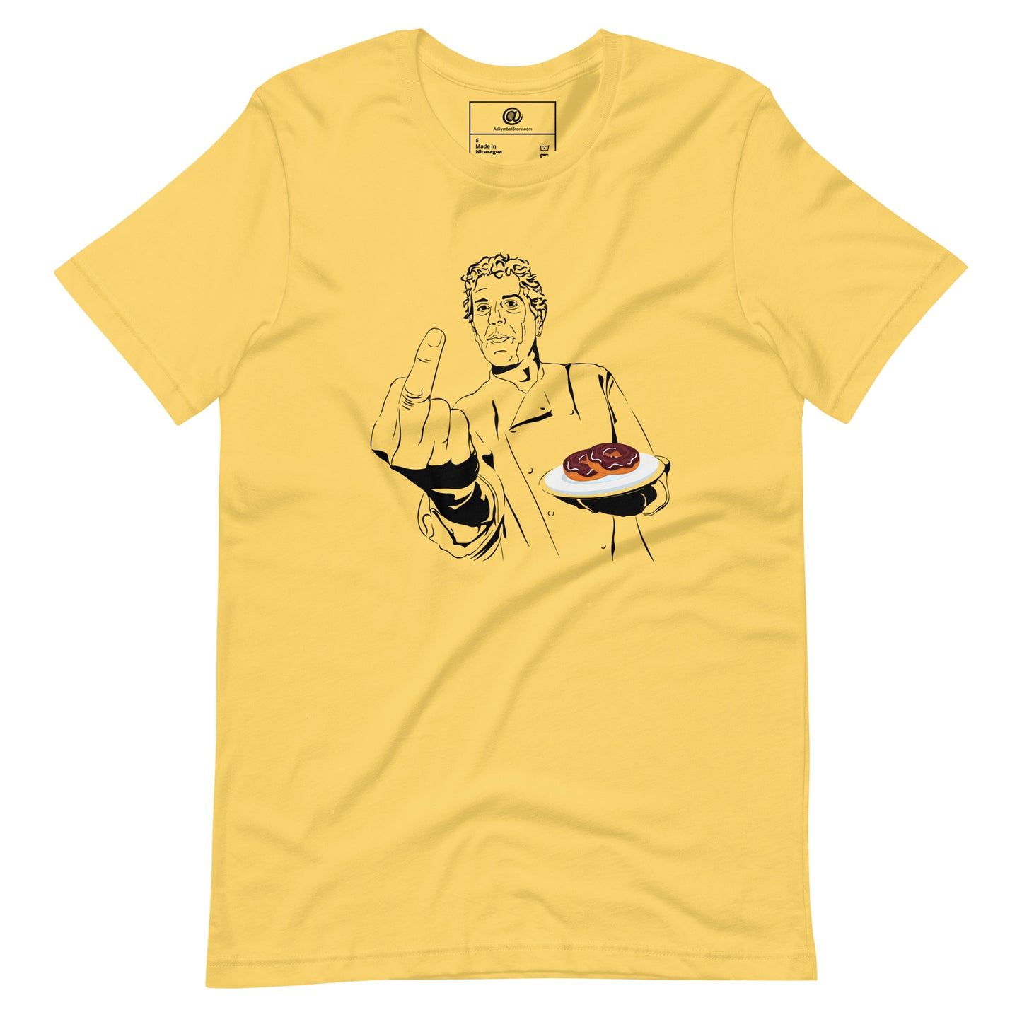 Adult Bourdain-Bird Short Sleeve T-Shirt (unisex)