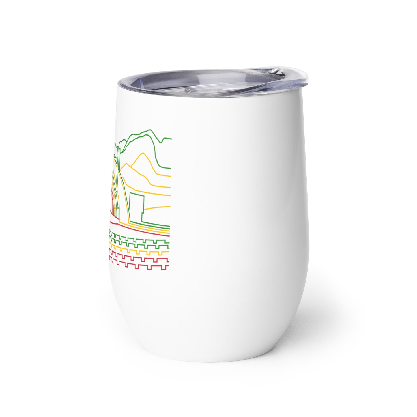 AtSymbolStore H-Bowl Reggae Print Wine tumbler