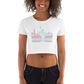 AtSymbolStore NYNY Color-Bomb Line Design Crop Tee