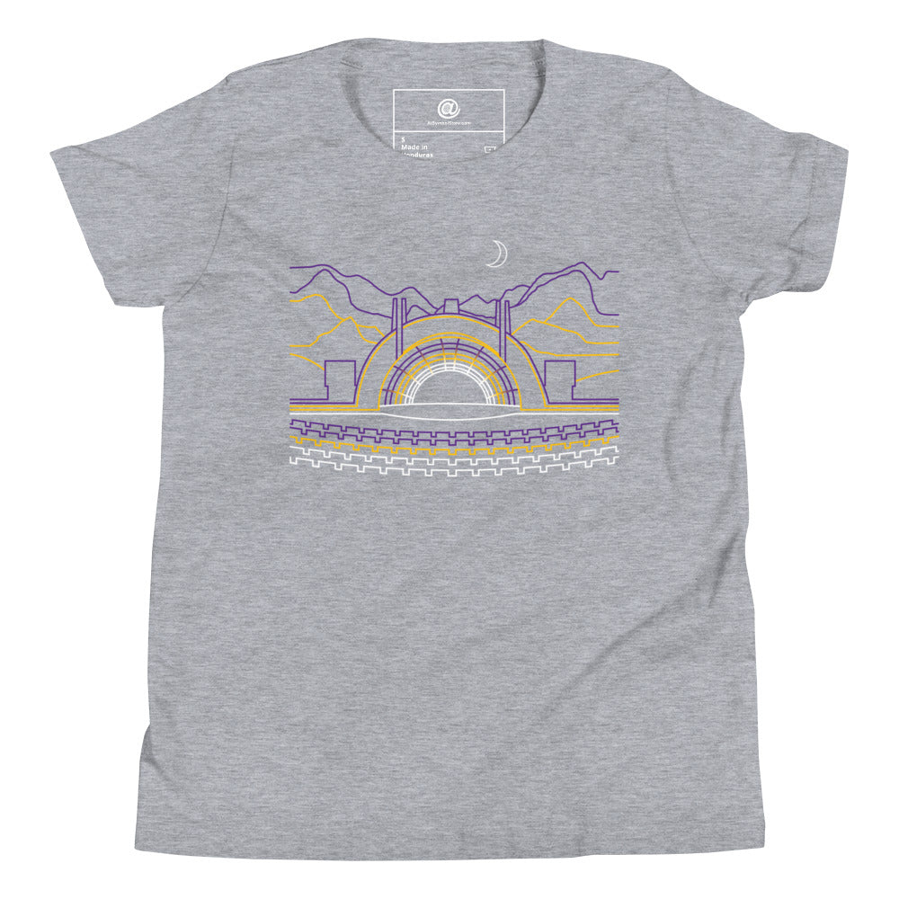 Youth Lakers Theme AtSymbolStore H-Bowl Short-Sleeve T-Shirt (unisex)