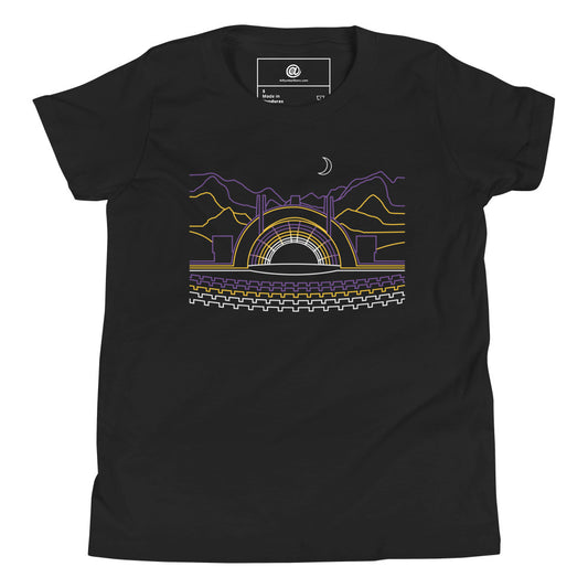 Youth Lakers Theme AtSymbolStore H-Bowl Short-Sleeve T-Shirt (unisex)