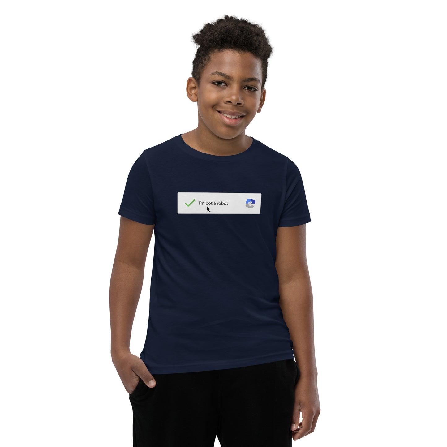 Youth AtSymbolStore "I'm Bot A Robot" Tech-T-Shirt (unisex)